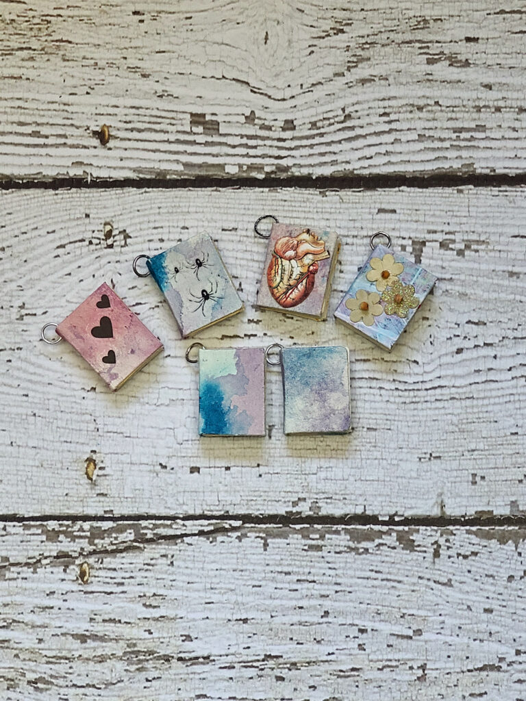 Mini Book Charm Tutorial